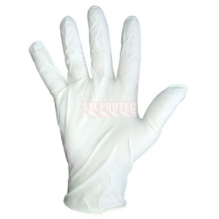 Latex glove powder free 9.5 in, 5 mil. bt/100 un. large