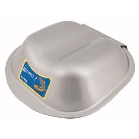 Couvercle pare-poussière en acier inoxydable pour douches oculaires ou faciales Halo par Bradley.