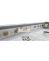 Emergency exit sign in French (“Sortie”), 120V with battery, certified CSA. Steel casing, simple or double face.