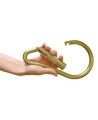 Semi-automatic self-locking pear-shaped carabiner. 2" opening, resists a force of 8093 lb (36 kN)