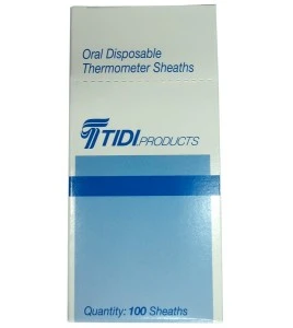 Couvre-thermomètres jetables, 100/bte.