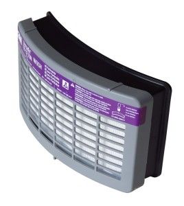 HEPA filter for 3M Versaflo powered air purifying respirator. Recommended for health and pharmaceutical facilities, unit