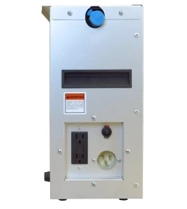 Pompe de filtration d’eau usée pour douche de décontamination TeleShower. Ensemble de filtres 25 µm et 5 µm inclus.
