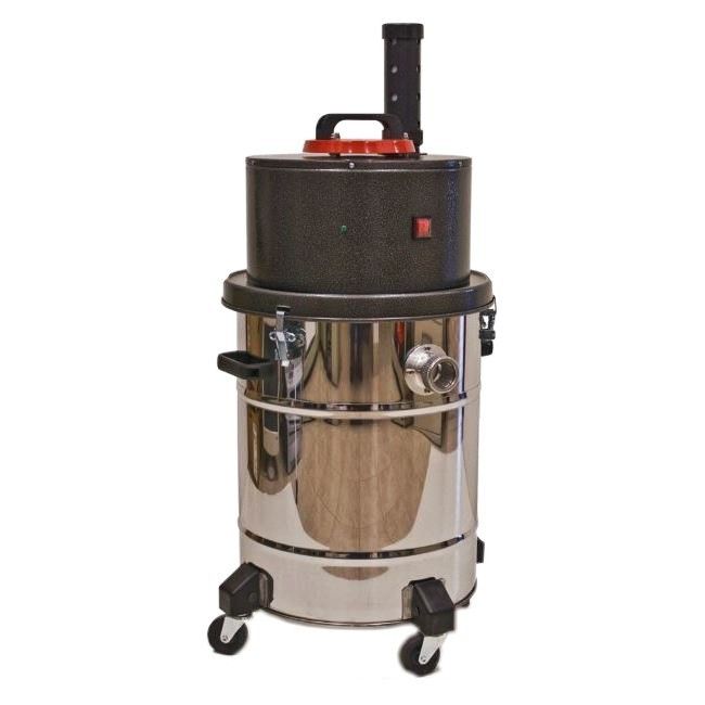 Aspirateur HEPA industriel pour sec ou mouillé 12 gal. Incluant un filtre HEPA, un filtre principal en polyester.