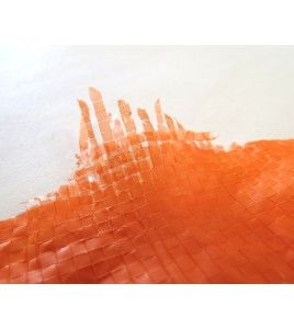 Orange tarp roll, 3 mil., 12 feet X 100 feet, for asbestos removal.