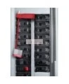 Circuit breaker switch padlock with flexi-cable that provides the flexibility to lock out in tight space.