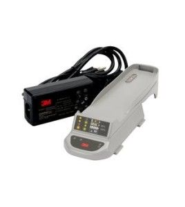 Smart single station battery charger for 3M TR-600 Versaflo PAPR. Kit includes the single station charger and the power cord.