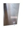 Portable aluminium decontamination shower for asbestos abatement workers (34 x 30 x 83 inches).