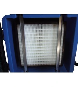 Predator 750 portable air scrubber with airflow from 200 to 750 cfm. Ideal for asbestos abatement and decontamination work zone