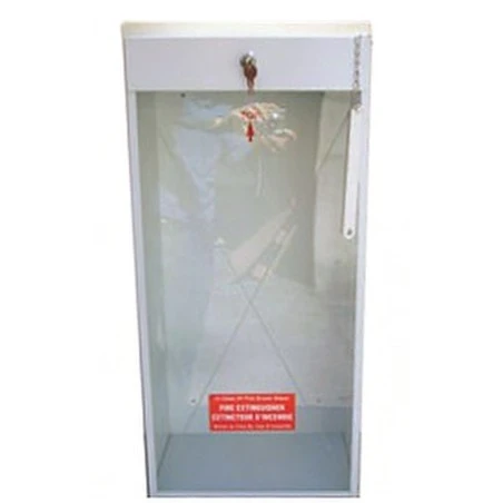 Cabinet de surface en acier pour extincteurs de 20 lbs à poudre ou 2.5 gallons à eau.