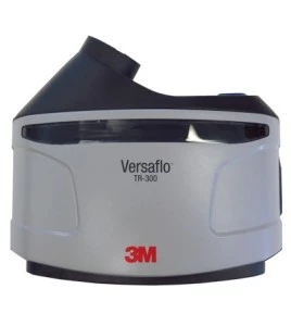 3M complete Versaflo powered air purifying respirator kit for industrial work. Hard hat facepiece and protective factor of 25.