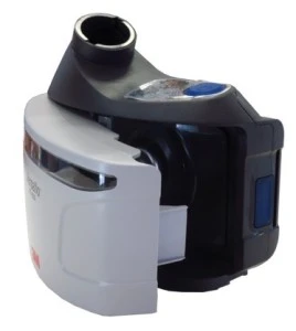 3M complete Versaflo powered air purifying respirator kit for industrial work. Hard hat facepiece and protective factor of 25.
