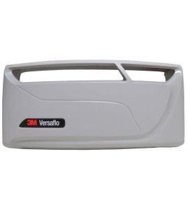 3M TR-600 Versaflo powered air purifying respirator for industrial work. Hard hat facepiece and protective factor of 25.