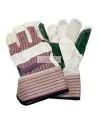 Gants paume de cuir fendu avec  paume et index doublés