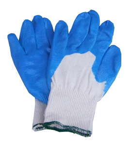 Gants de coton enduit de nitrile 