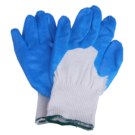 Cotton gloves with nitril coating 