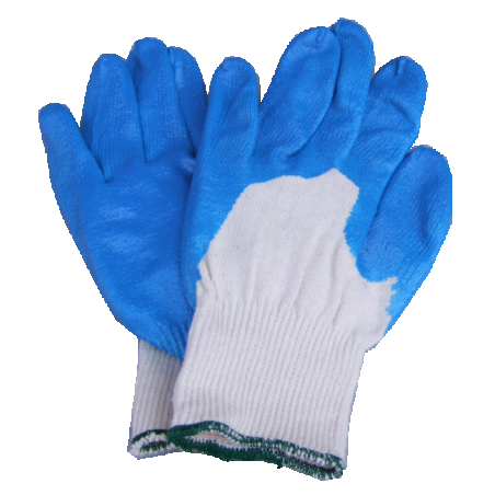 Gants de coton enduit de nitrile 