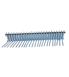 Steel rack with 21 pins for fire hose of 75 feet