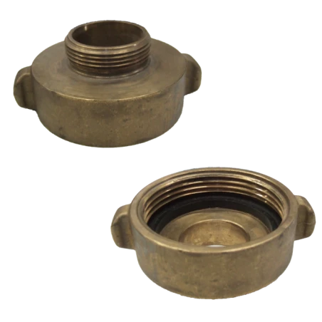 Threaded brass reducer 2.5 inch to 1.5 inch female to male