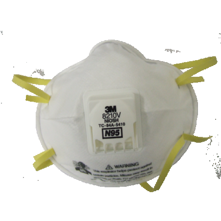 3M N95 NIOSH approved particulate respirator with Cool FlowTM valve. Protects from solids and non-oil based liquids particles.