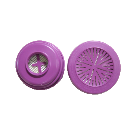 Filtre P100 pour masque de protection respiratoire série 5400, 7600 et 7700 de North. Homologué NIOSH vendu à la paire