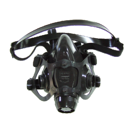 North 7700 series NIOSH approved respirator for North N series filters, cartridges, cartridge/filters.
