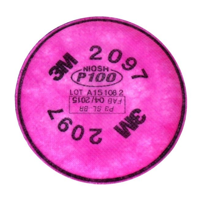 3M 2097 P100 Particulate Filter – For 6000 & 7000 Series Facepieces, 1 Pair