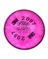 3M 2097, P100 filter for half & full facepiece respirators series 6000, 7000 & FF-400. NIOSH approved. Sold in pairs.