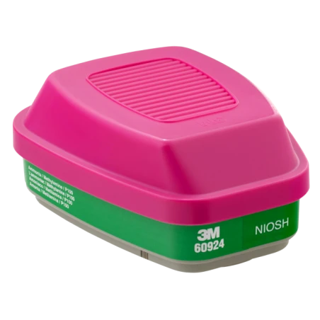 Cartouche combinée P100 de 3M pour l’ammoniac et la méthylamine, compatible avec la protection respiratoire de série 6000 & 7500