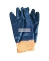 Gants enduit de nitrile avec poignet tricot 