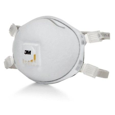 View of 3M 8212 N95 fireproof particulate respirator with Cool FlowTM valve ...