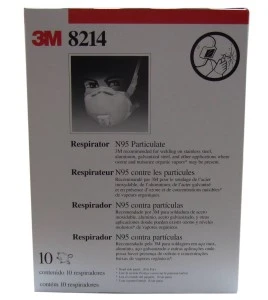 Masque de protection respiratoire ignifuge avec soupape Cool FlowTM de 3M, N95. Résistant aux particules huileuses.