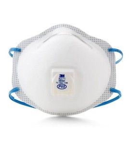 3M P95 NIOSH approved particulate respirator with a Cool FlowTM valve. Protects from solid, liquid and oil based particles.