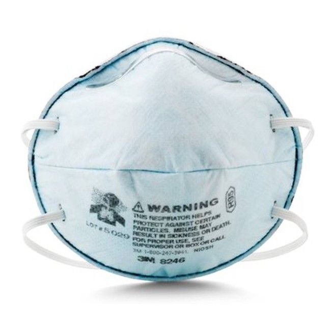 Masque de protection respiratoire de 3M. Certifié R95. Protection contre les particules huileuses et les vapeurs acides. Masque de protection respiratoire de 3M. Certifié R95. Protection contre les particules huileuses et les vapeurs acides.