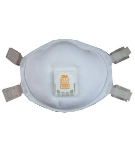 Masque de protection respiratoire ignifuge pour soudeur avec soupape Cool FlowTM de 3M, certifié N95. Étanche et confortable.