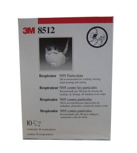Masque de protection respiratoire ignifuge pour soudeur avec soupape Cool FlowTM de 3M, certifié N95. Étanche et confortable.