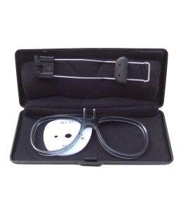 3M ajustable spectacle kit for full facepiece respirators 6000 series. Prescription lenses not included