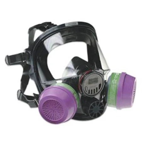 North 7600 series NIOSH  approved large respirator for North N series filters, cartridges, cartridge/filters.