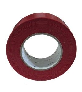 Red polyethylene adhesive strip, ideal for tight sealing a containment area of decontamination. Thickness: 7 mils, 2