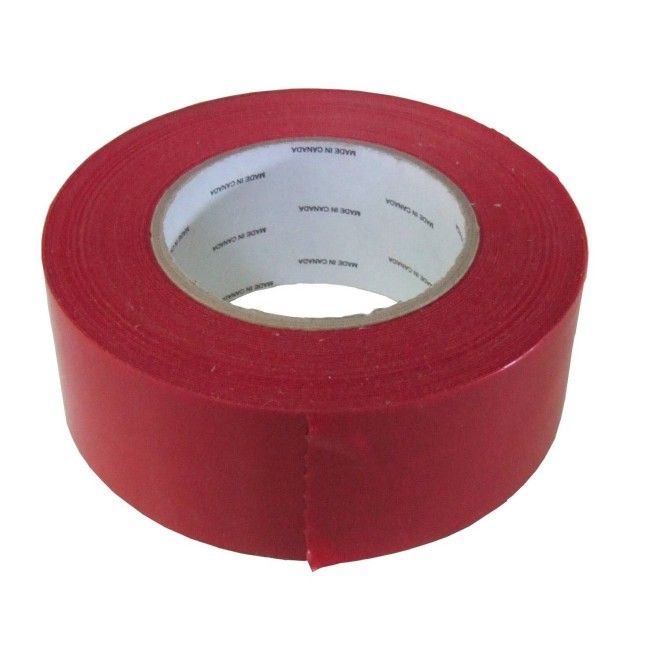 Red polyethylene adhesive strip, ideal for tight sealing a containment area of decontamination. Thickness: 7 mils, 2
