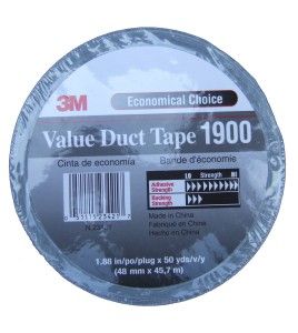 Silver polyethylene adhesive strip, ideal for tight sealing regulatory bags for hazardous wastes. Thickness: 9 mils, 2