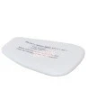 Filtre N95 fait pour le dispositif de retenu 501 de 3M qui se rattache à une cartouche série 6000. Vendu à la paire. 10/boite.