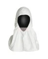 Cagoule en Tyvek à enfiler, avec ouverture faciale élastique, bte/100 unités