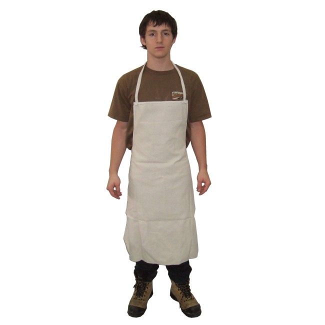 Bib apron white denim 36" X 29" Bib apron white denim 36" X 29"