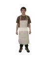 Bib apron white denim 36" X 29"