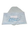 White nylon mesh hair net 21", 30 pq  of 12 units
