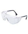 Uvex Ultra-Spec 2001 OTG protective eyewear with Uvextreme anti-fog treated clear polycarbonate lenses to wear over eyeglasses.