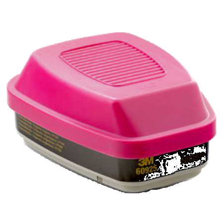 : 3M formaldehyde & organic vapors cartridge/P100 filter for 3M half & full facepiece respirators series 6000, 7500 & FF-400.