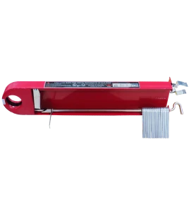 Horizontal reel for fire hose of 75 ft and 100 ft