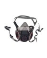 Demi-masque de protection respiratoire de série 6000 de 3M. Homologué NIOSH. Cartouche et filtre non-inclus. Petit.